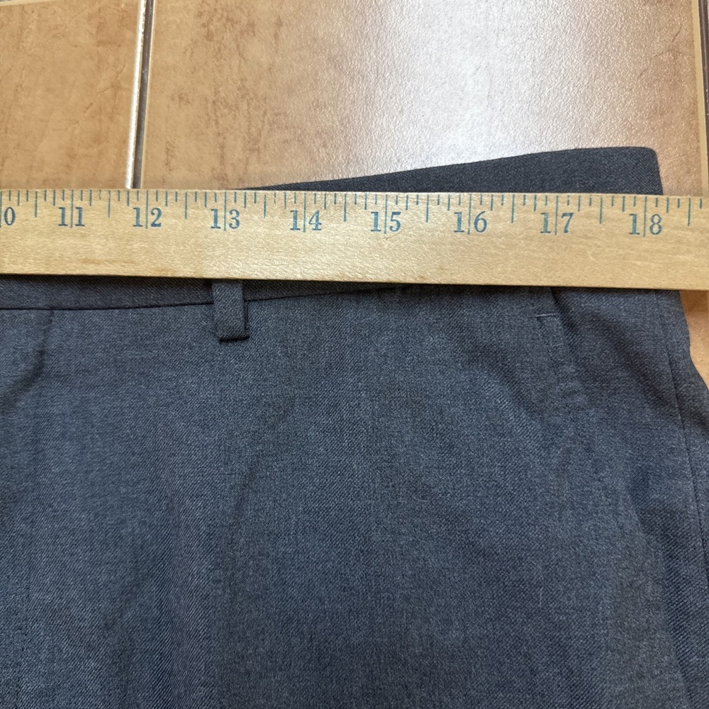 Polo Ralph Lauren Sz 36 x 28 Dark Gray 100% Wool Italy Made Mens Dress Pants - Picture 6 of 10